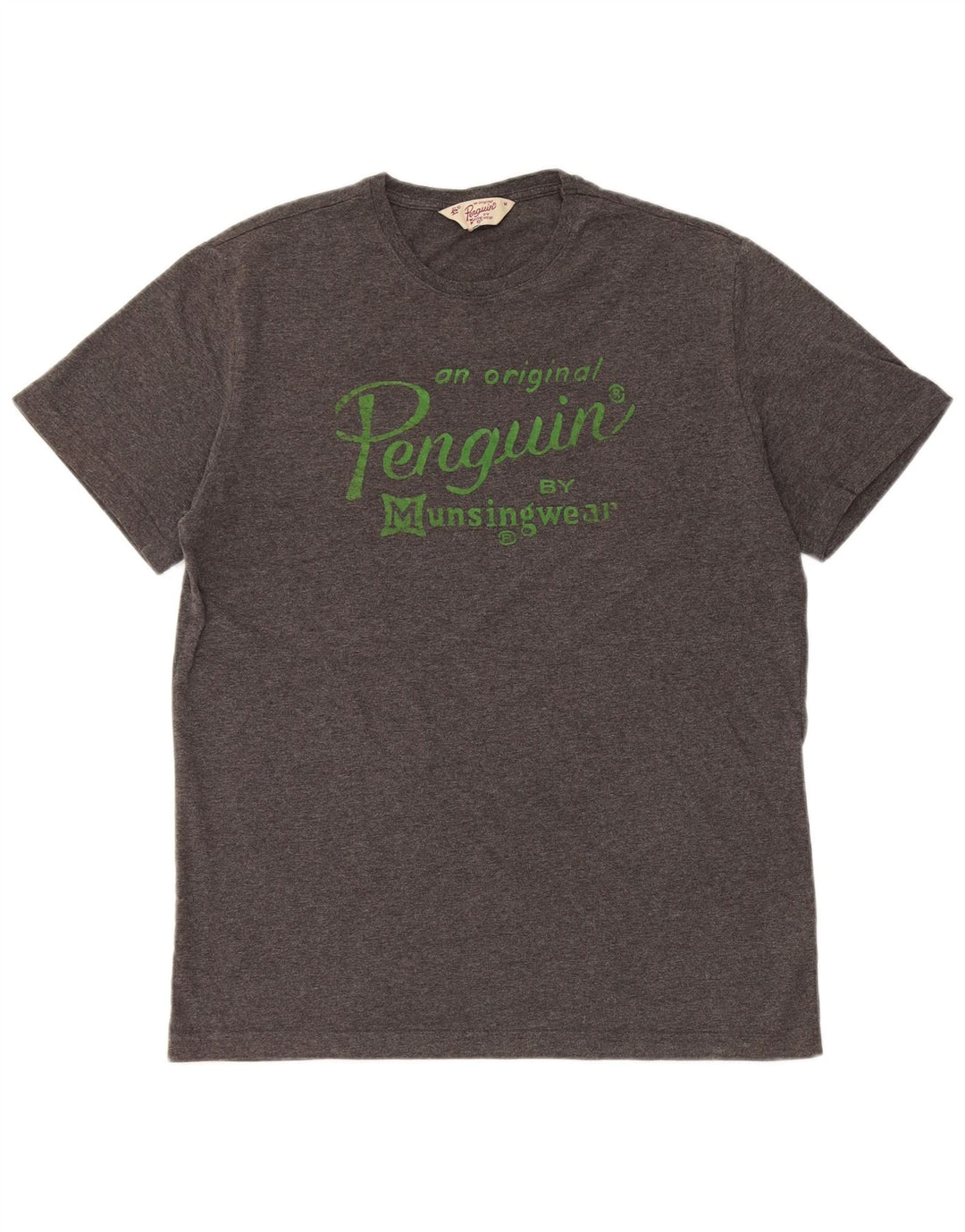 Penguin Herren-T-Shirt mit Grafik, Mittelgrau