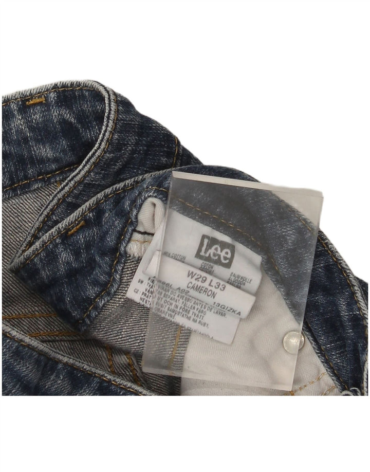 Lee Herren Cameron Bootcut Jeans W29 L29 Blaue Baumwolle