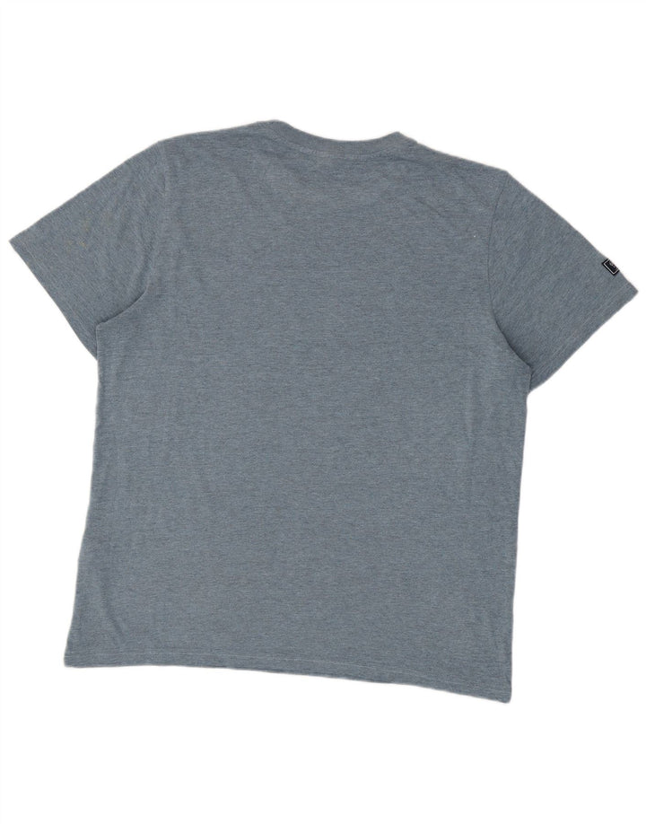 Superdry Herren Grafik-T-Shirt-Oberteil XL Blau