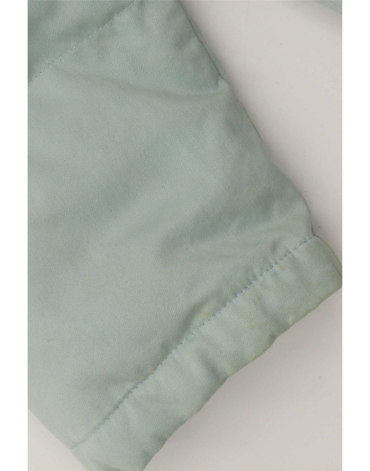 Iceberg Damen Wattierter Mantel IT 48 XL Blaue Baumwolle