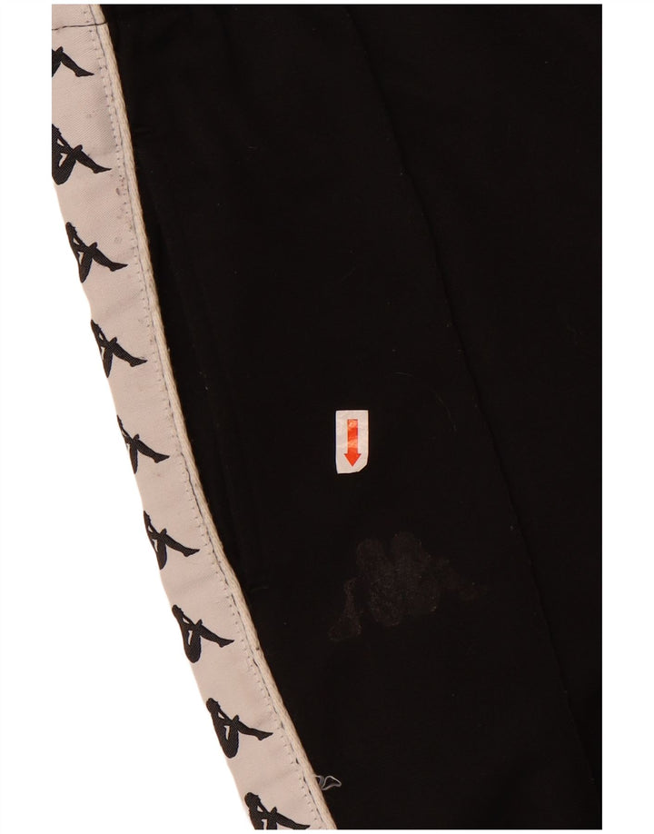 Kappa Herren-Trainingshose mit Grafik, Mittelschwarz, Farbblock