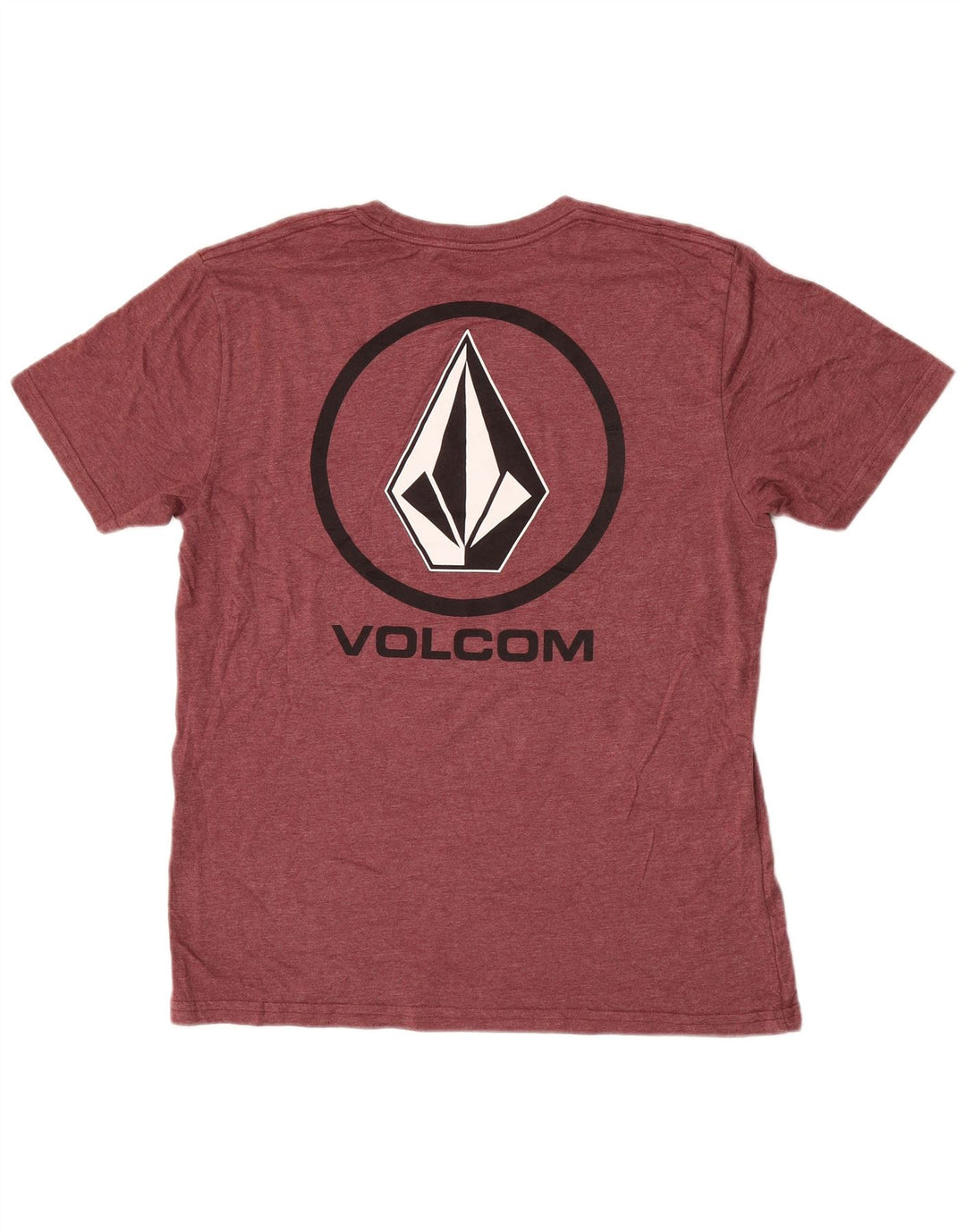 Volcom Herren-T-Shirt mit Grafik, groß, Burgunderrot, Baumwolle