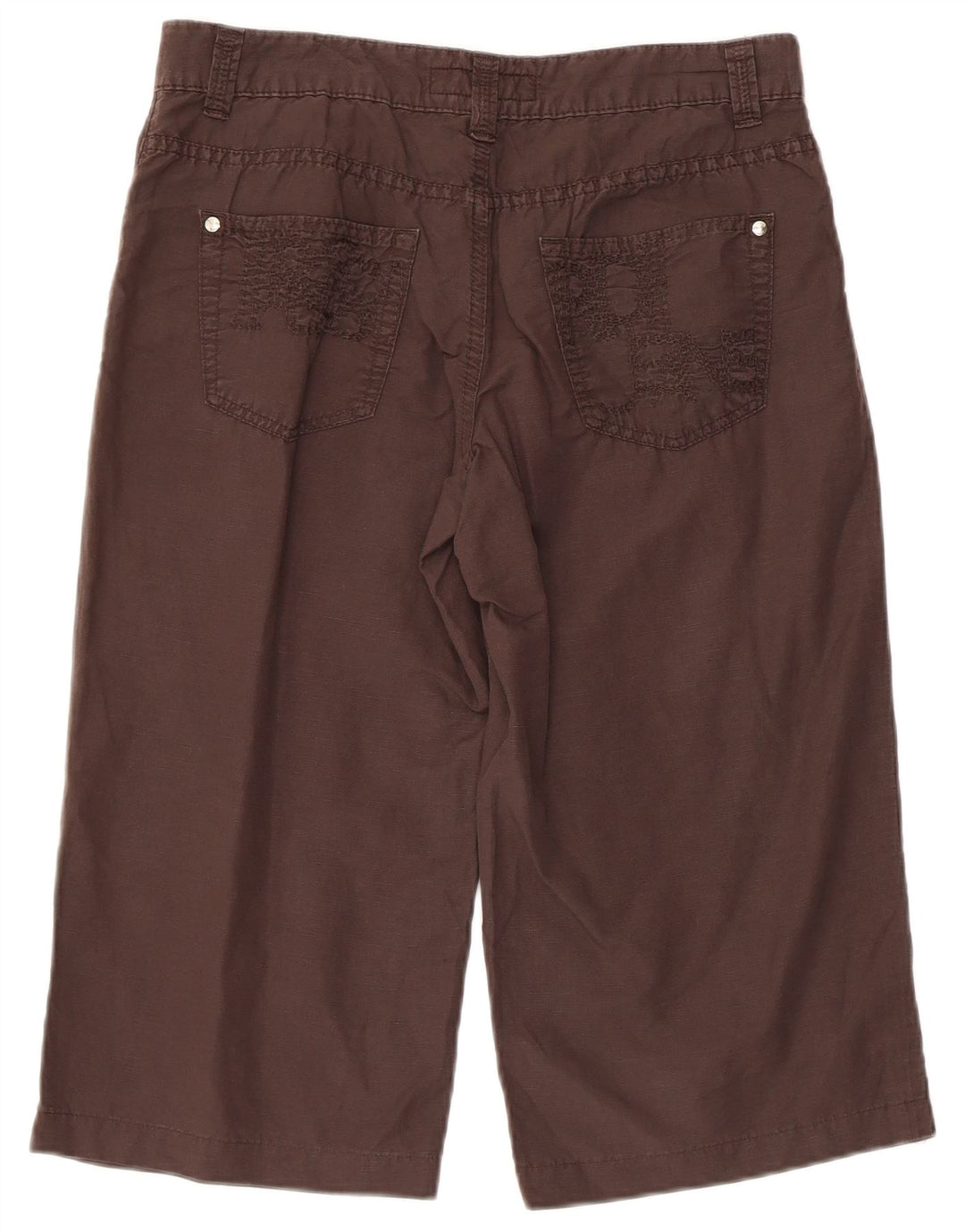 TRUSSARDI Herren-Bermudashorts, W28, Größe S, braune Baumwolle