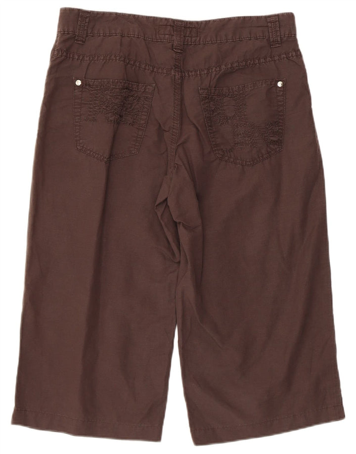 TRUSSARDI Herren-Bermudashorts, W28, Größe S, braune Baumwolle