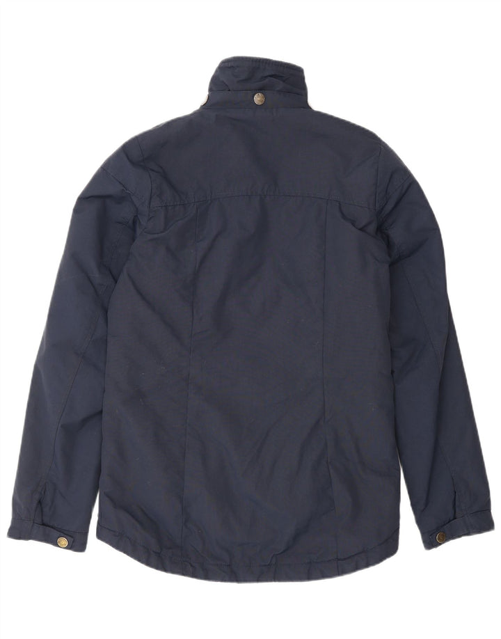 Fat Face Damen Windjacke UK 6 XS Marineblaues Nylon
