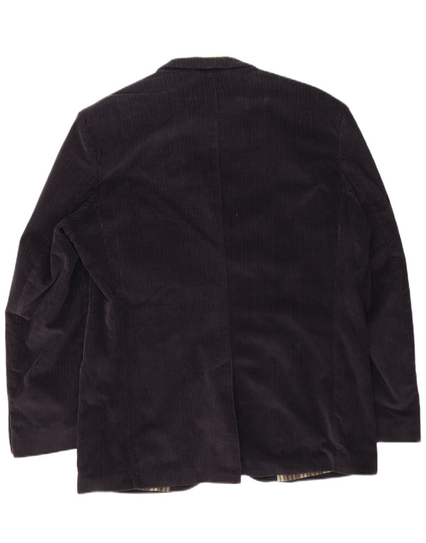 Marks & Spencer Herren Autograph 2-Knopf-Blazerjacke UK 40 Large Schwarz