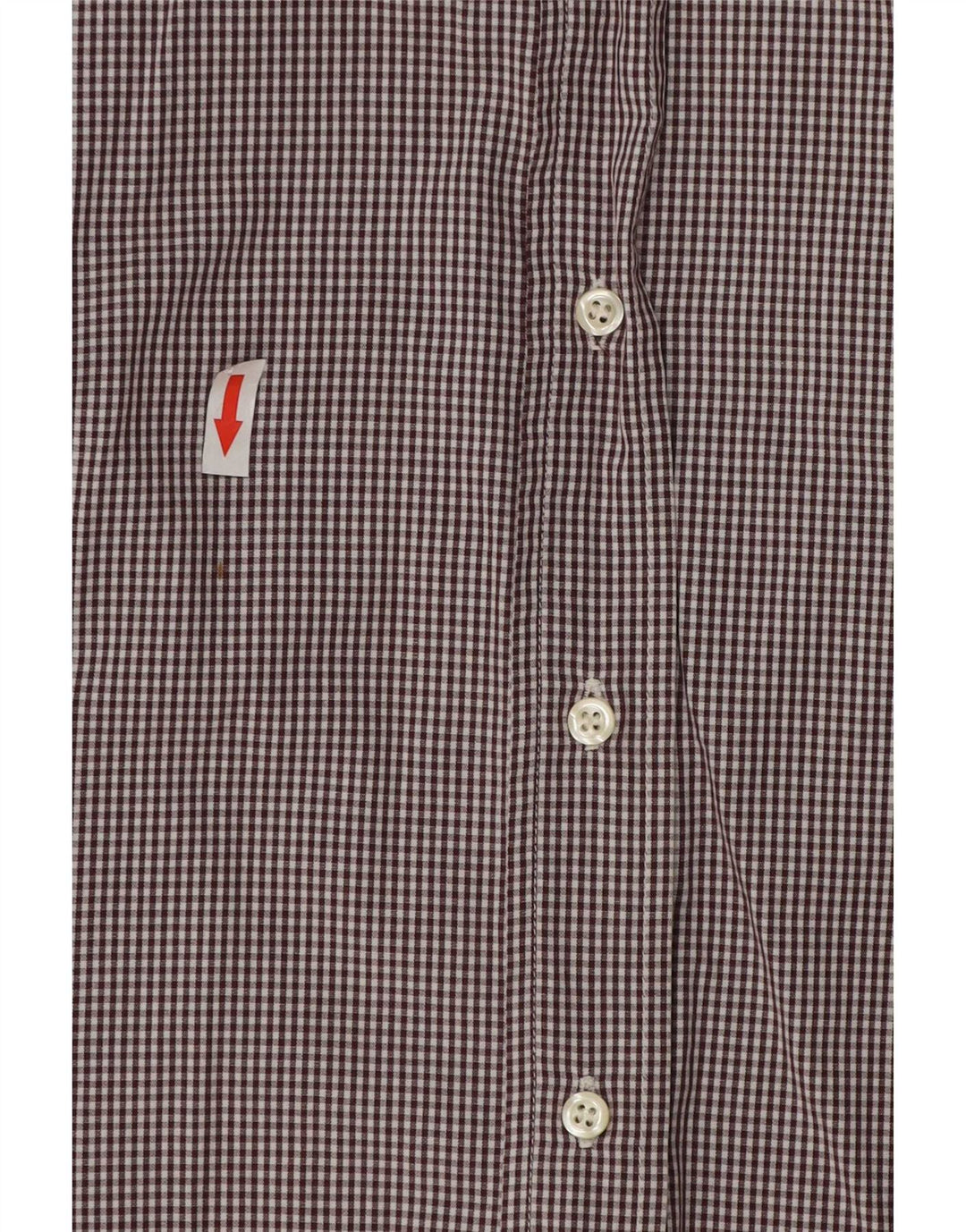 Benetton Damen-Hemd UK 16 Large Brown Gingham