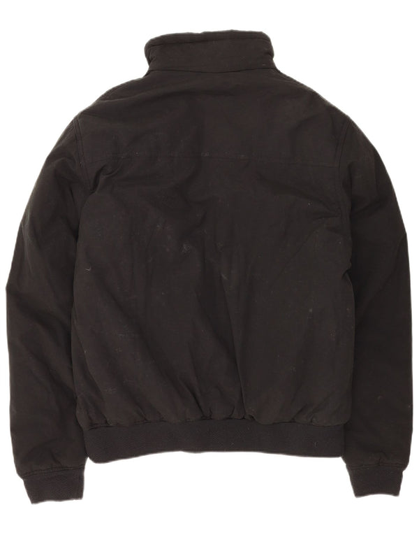 ASICS Herren Windjacke UK 40 Large Schwarz Baumwolle