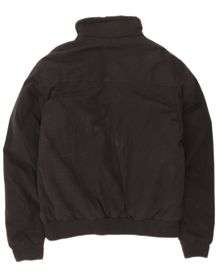 ASICS Herren Windjacke UK 40 Large Schwarz Baumwolle