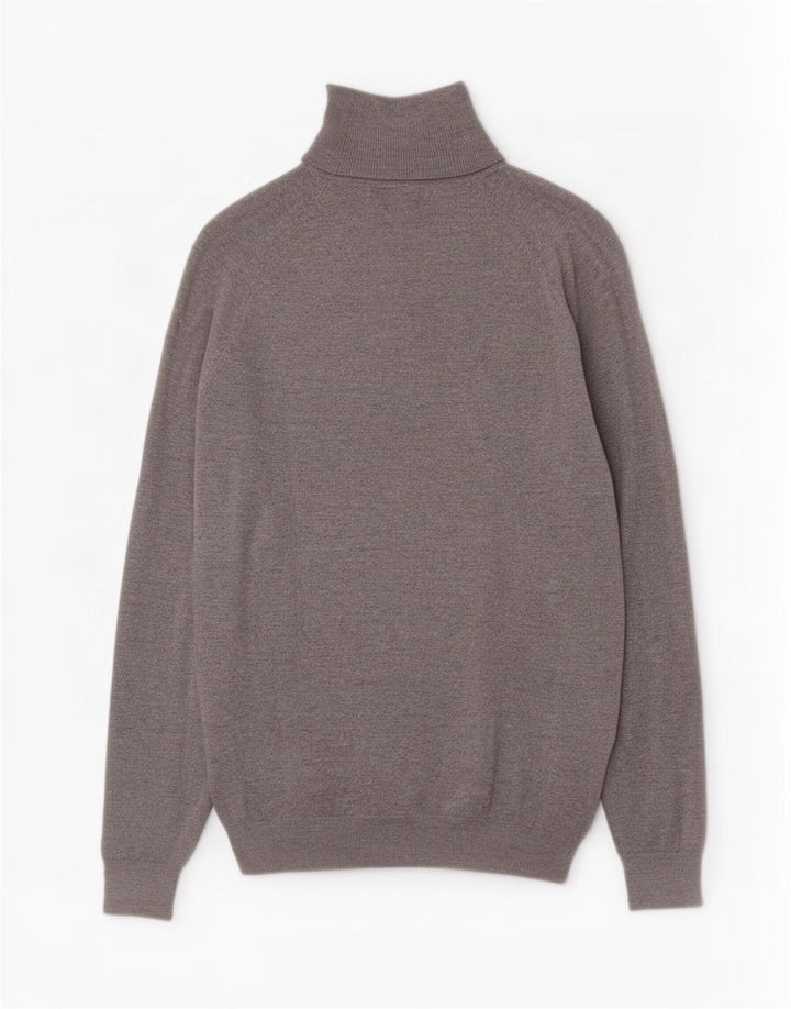 Rollkragenpullover für Herren von Zara, Größe S, Grau