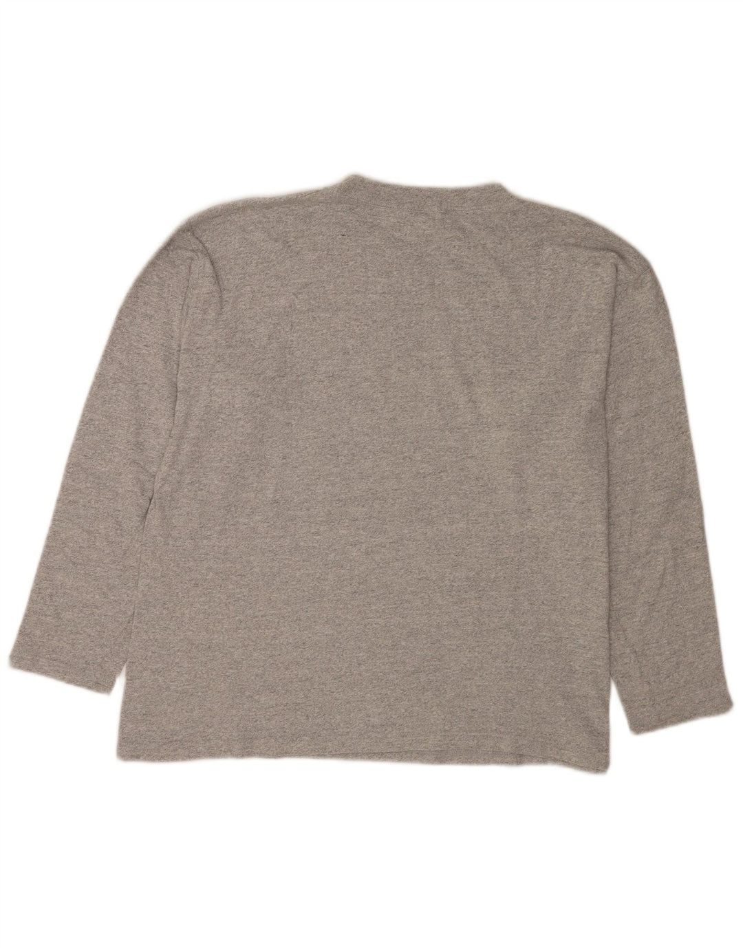 Champion Herren-Oberteil mit Grafik, langärmelig, groß, grau gefleckte Baumwolle