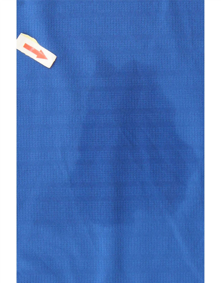 Puma Herren T-Shirt Top Large Blau Colourblock Polyester