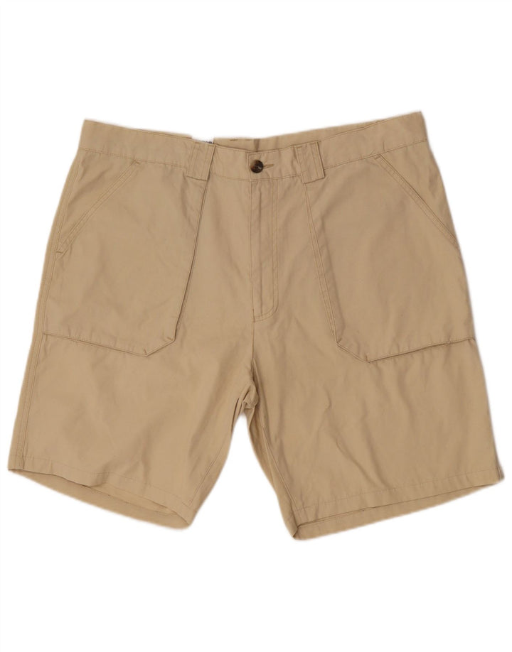 Vintage Herren Chino Shorts IT 56 3XL W38 Beige Baumwolle