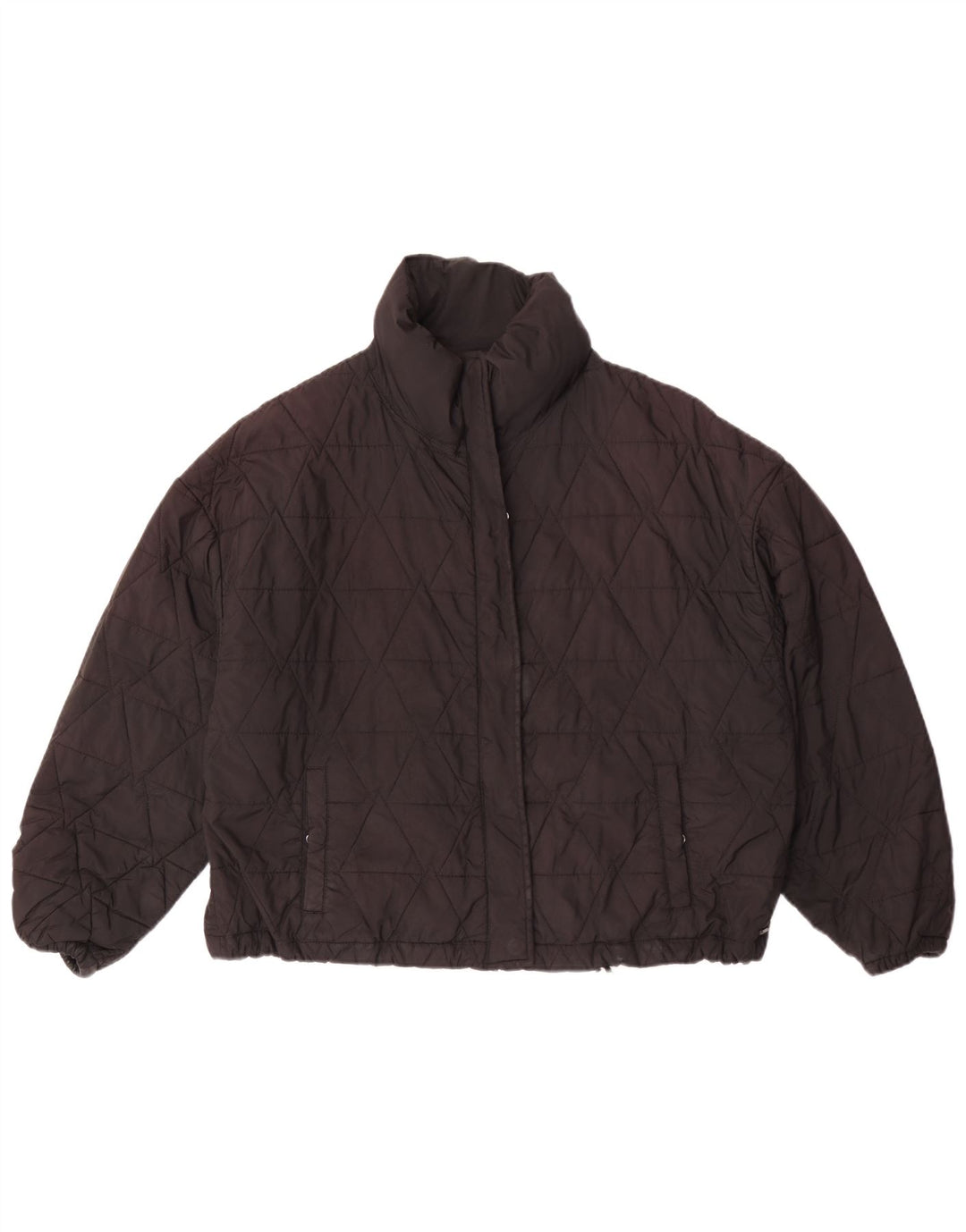Scotch & Soda Damen Übergroße Steppjacke UK 10 Small Schwarz Polyester