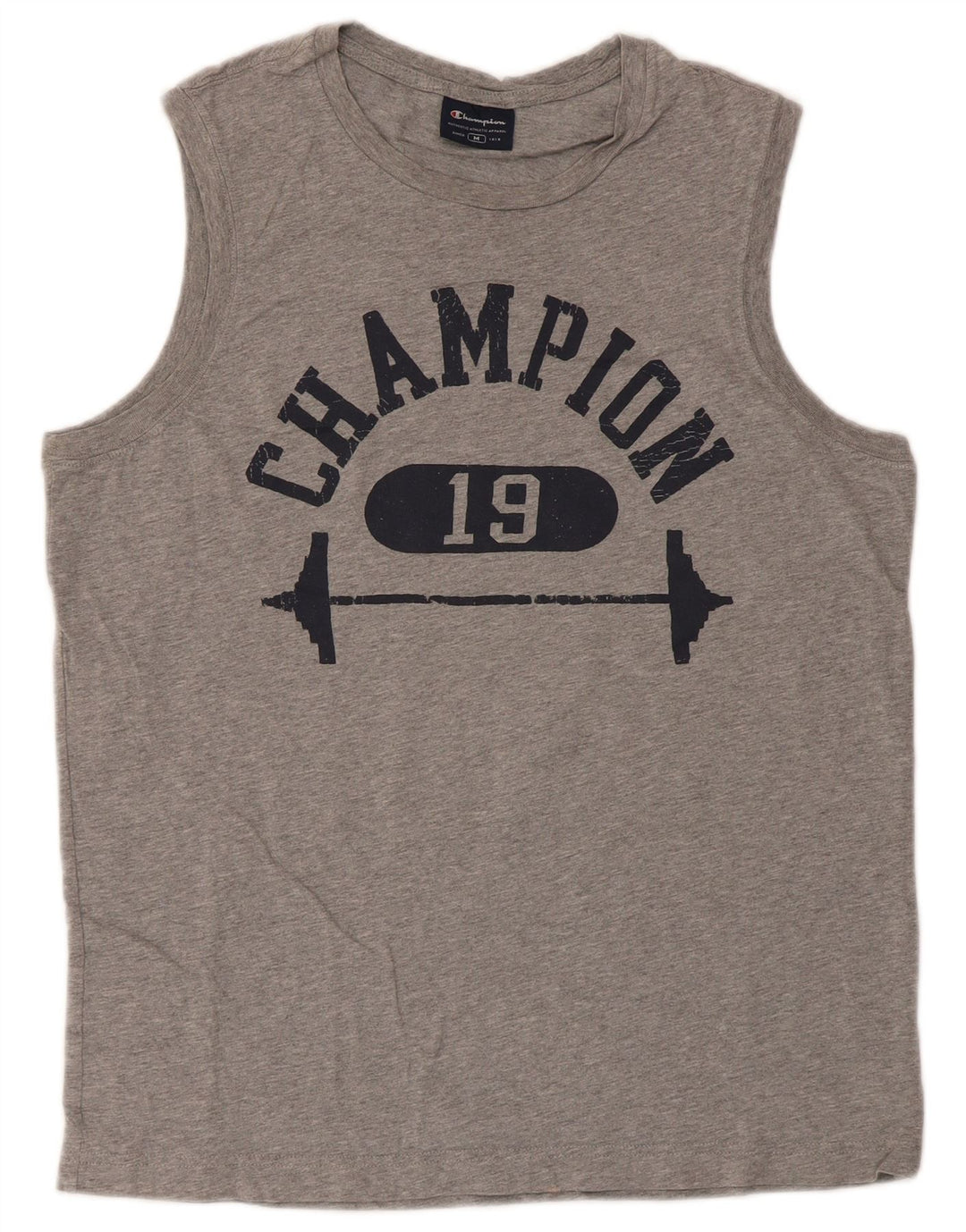 Champion Herren Grafik-Weste-Top Mittelgrau