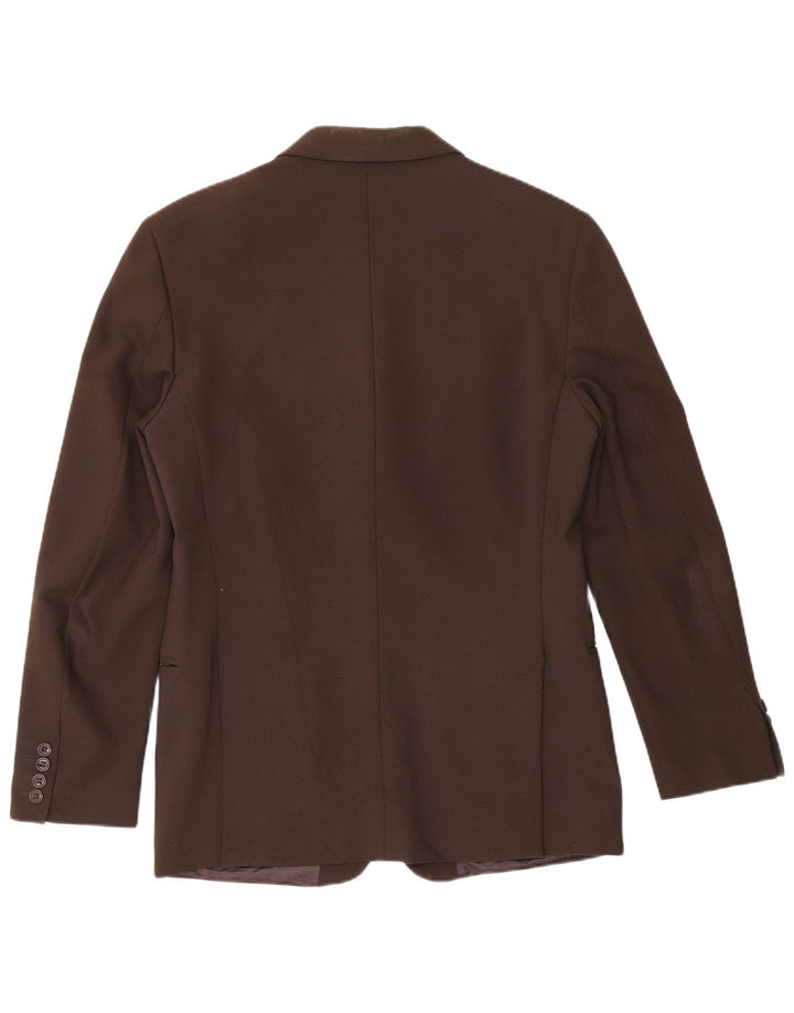 Sisley Herren-Blazer mit 4 Knöpfen, IT 46, klein, braun, Polyester