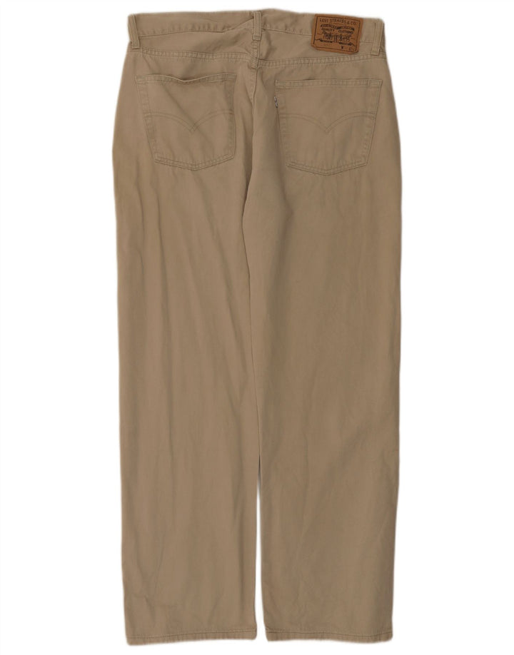 Levi's Herren 551 Straight Jeans W36 L30 Beige Baumwolle