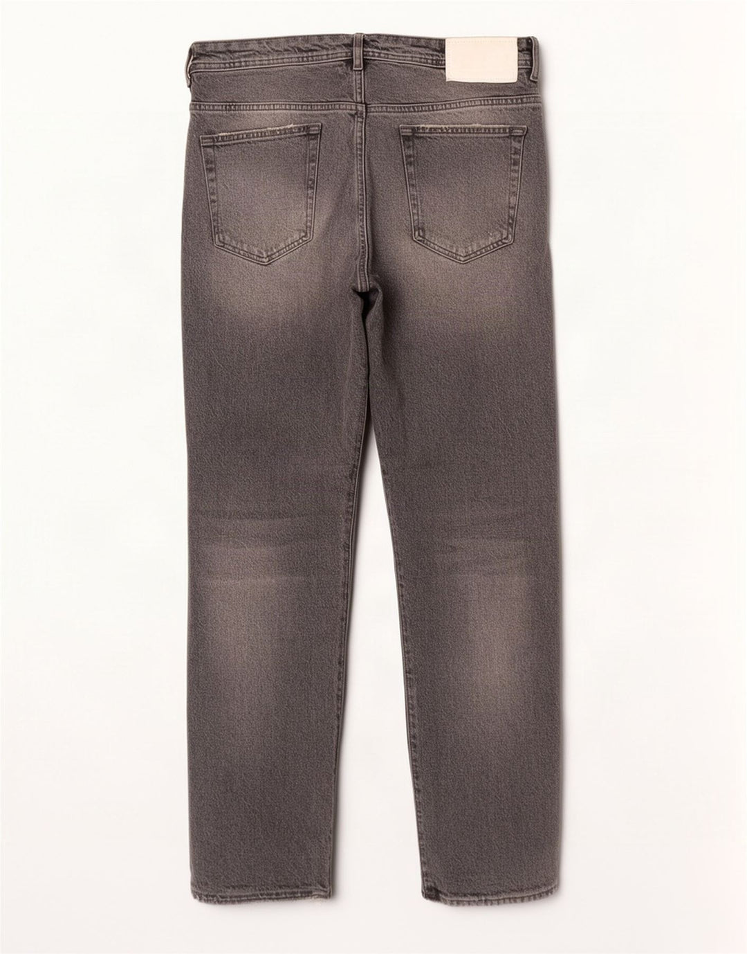 Zara Herren Distressed Straight Jeans EU 44 Large W34 L29 Graue Baumwolle