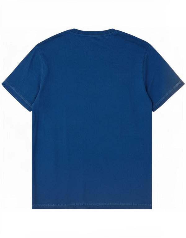 Tommy Hilfiger Herren T-Shirt Top Mittelblaue Baumwolle