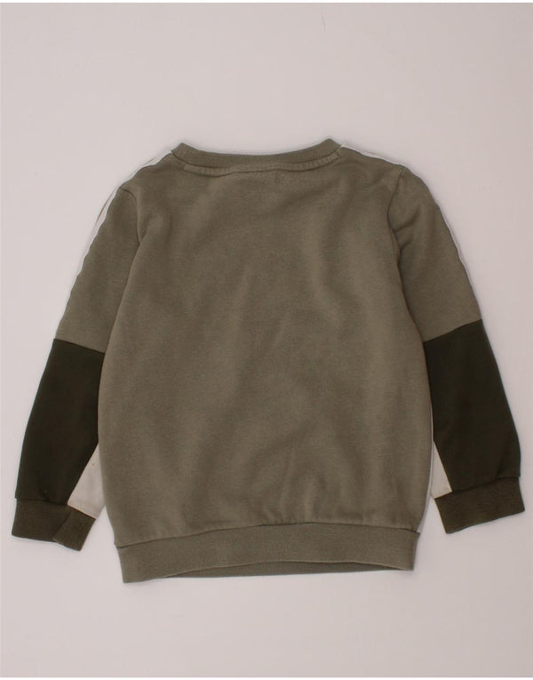 Adidas Jungen Sweatshirt Pullover 2-3 Jahre Grau Colourblock