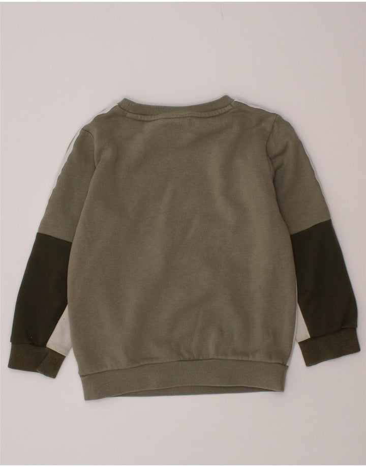 Adidas Jungen Sweatshirt Pullover 2-3 Jahre Grau Colourblock