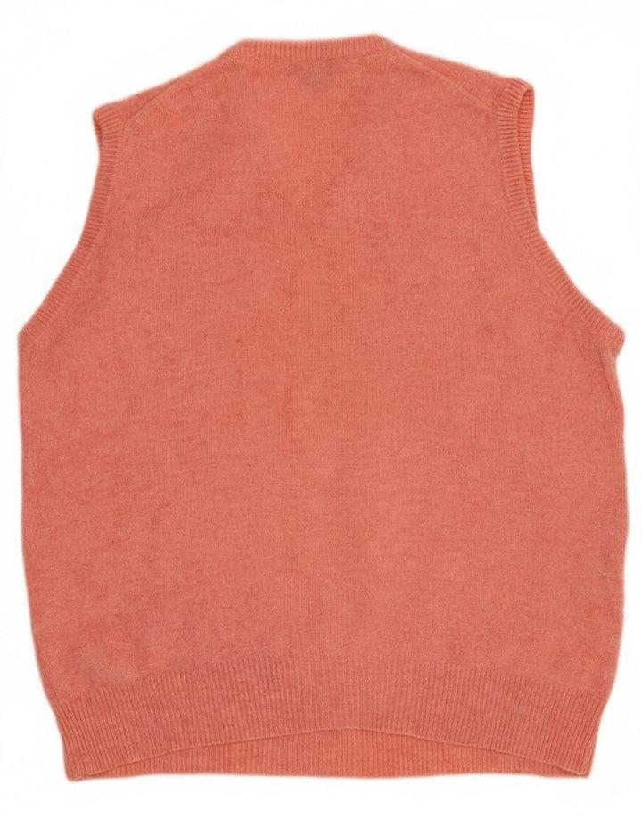 Gant Herren Weste Tank Top Große rosa Wolle