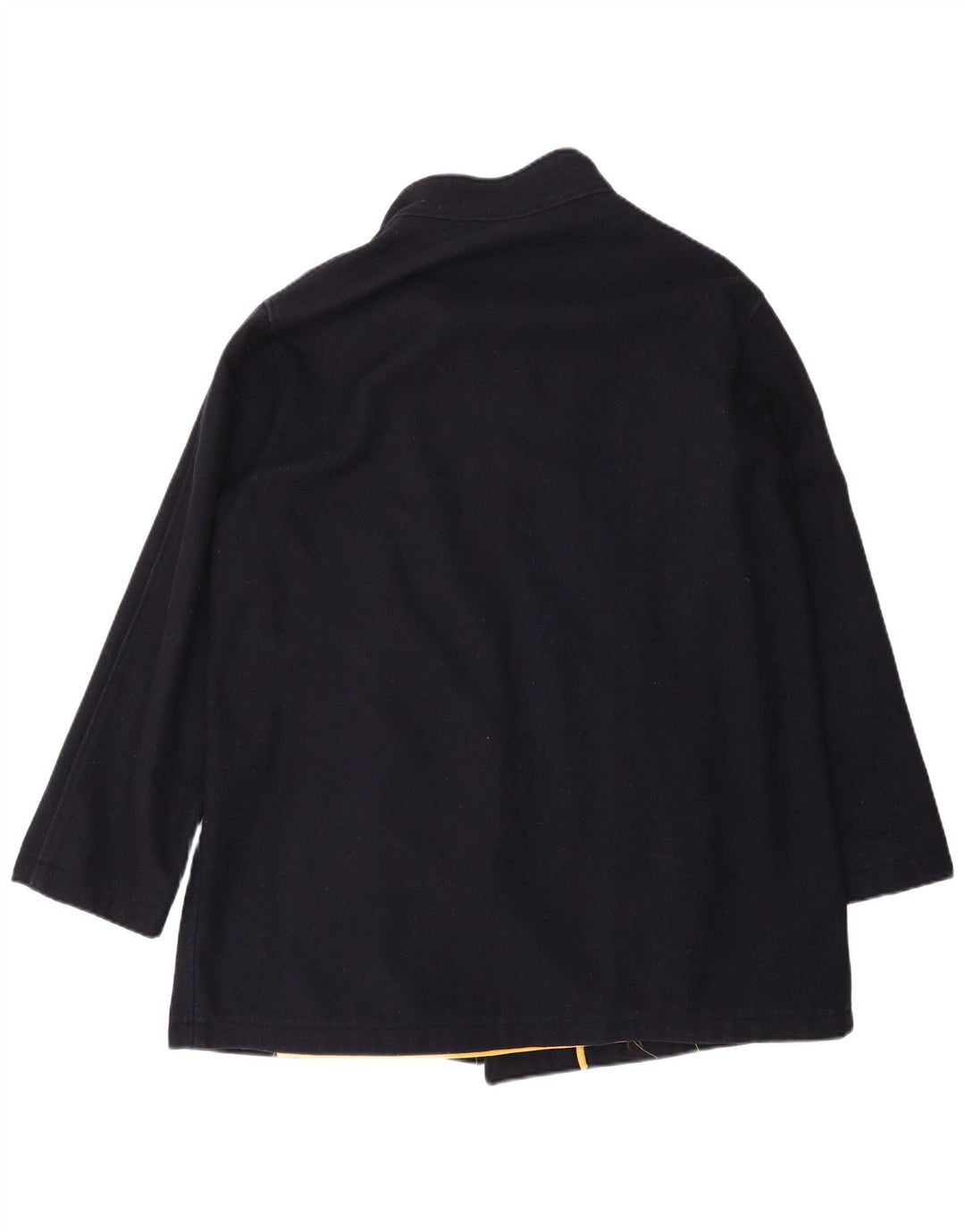 MARINA YACHTING Zweireihiger Herrenmantel IT 56 3XL Marineblaue Wolle