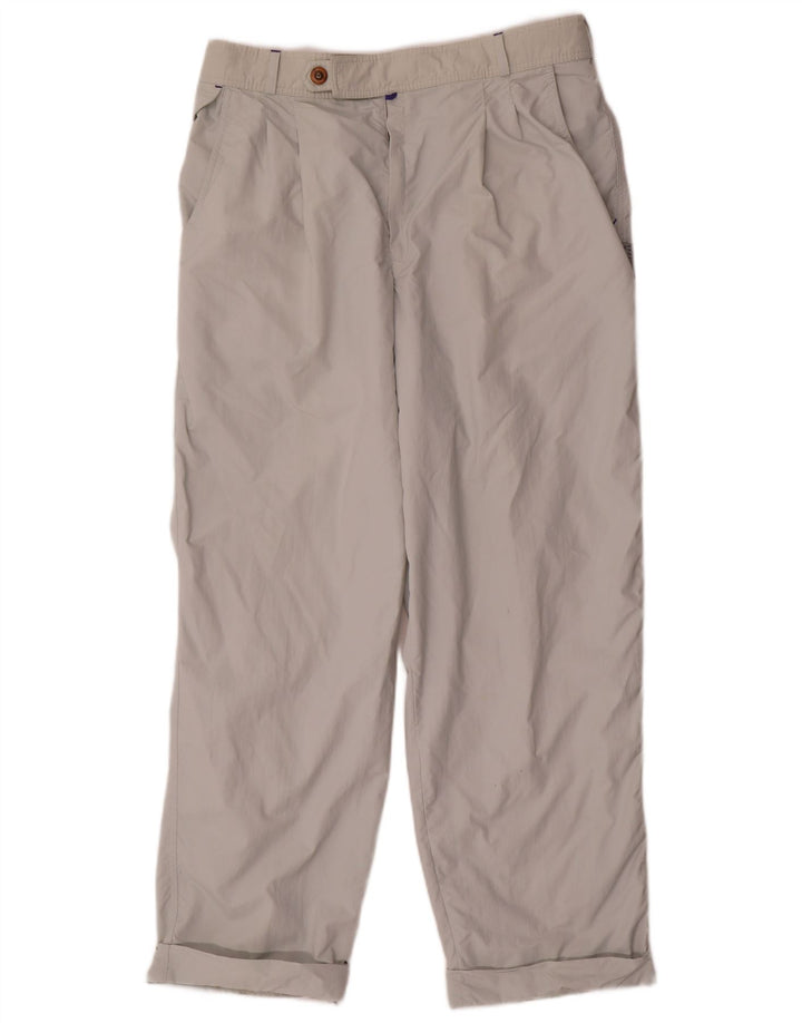 Tactel Herren-Chinohose mit Pegged, W36, L30, Grau, Polyamid