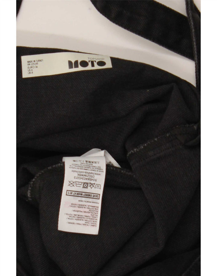 Topshop Denim-Latzkleid für Damen, Größe S, Größe S, Schwarz, Polyester