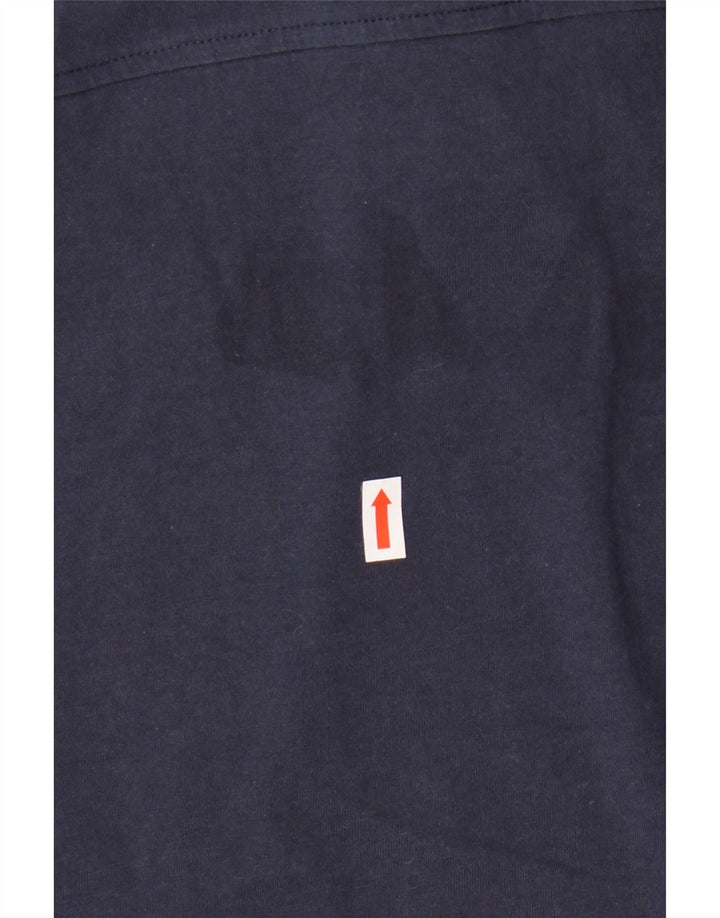 JACK & JONES Herren-Poloshirt, große marineblaue Baumwolle
