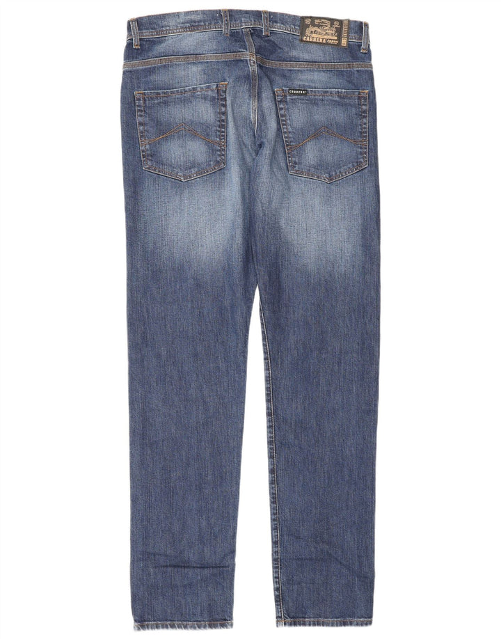Carrera Herren 710 Regular Straight Jeans W36 L34 Blaue Baumwolle