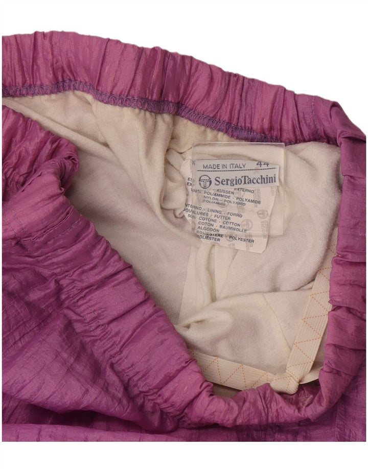 Sergio Tacchini Damen-Trainingsanzug, IT 44, mittelviolett, Farbblock