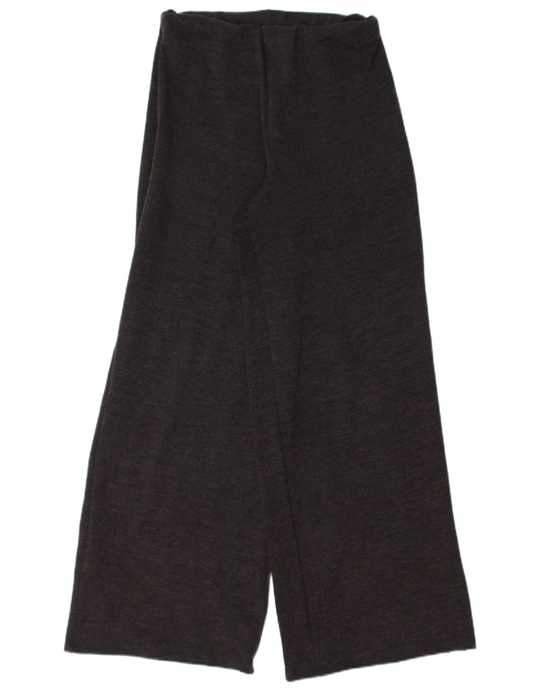 Zara Damen Freizeithose mit weitem Bein, Größe S, W26, L30, Schwarz, Polyester