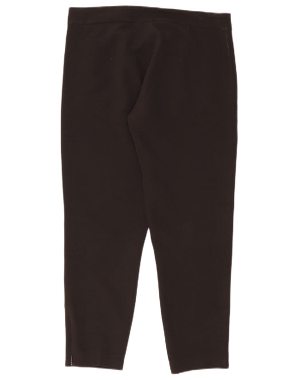Trussardi Damen Slim Freizeithose IT 46 Large W36 L27 Schwarz Polyester
