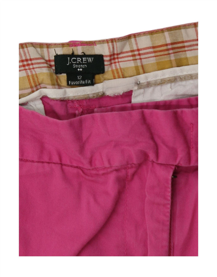 J. CREW Womens Chino Shorts US 12 Large W36  Pink Vintage J. Crew and Second-Hand J. Crew from Messina Hembry 