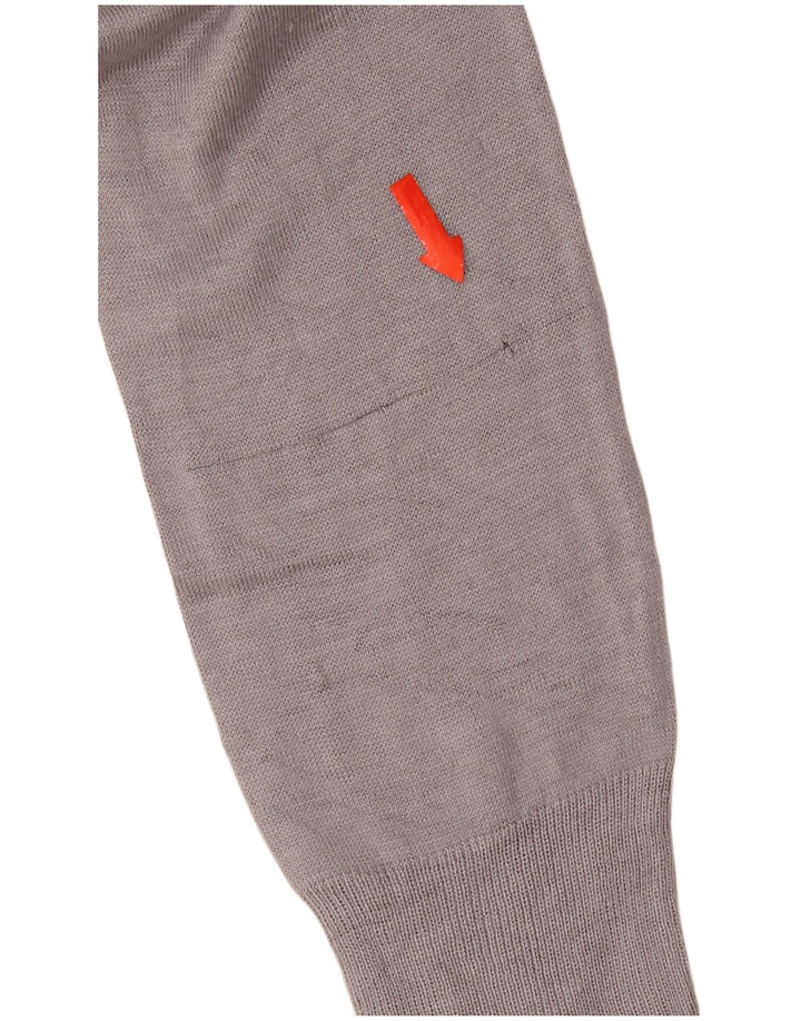 Zara Damen-Blusenoberteil in Übergröße, Gr. 10, Größe S, graue Viskose