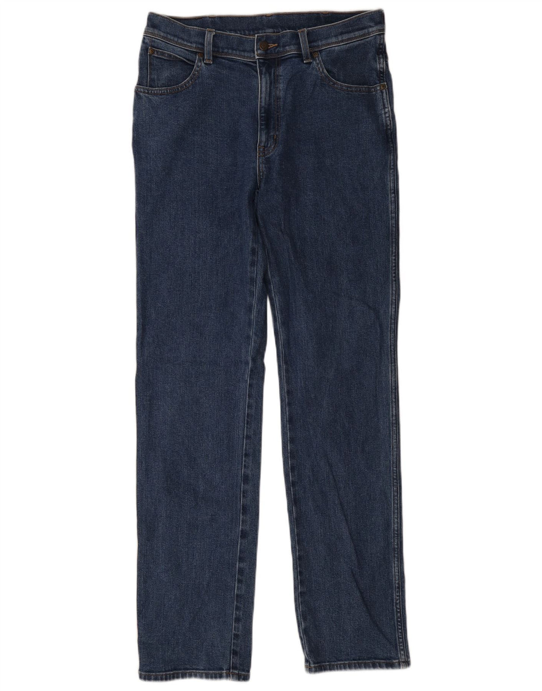 Wrangler Herren Straight Jeans W34 L34 Blaue Baumwolle