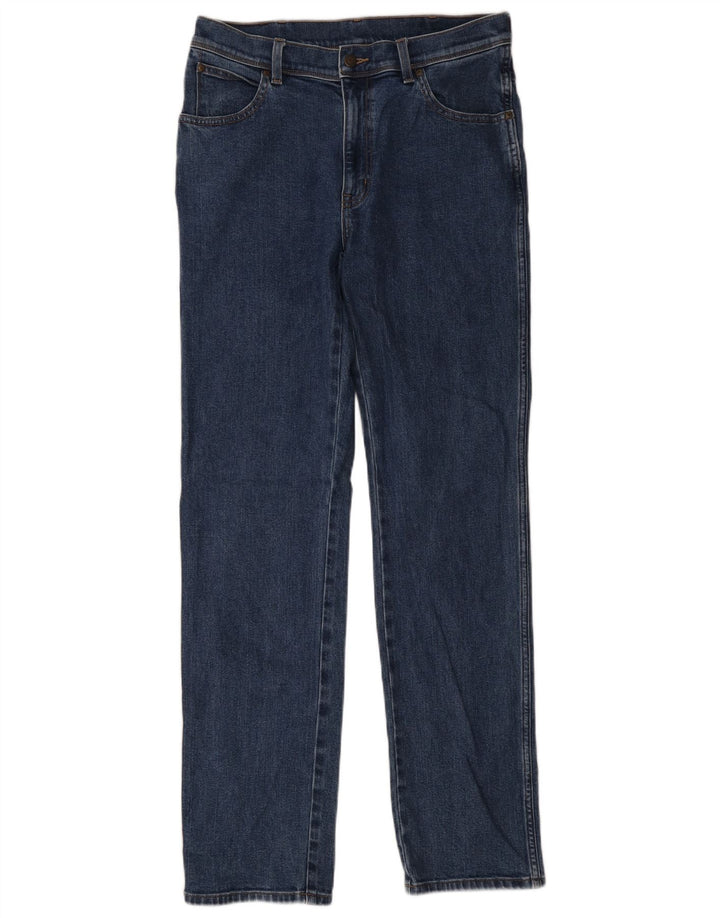Wrangler Herren Straight Jeans W34 L34 Blaue Baumwolle