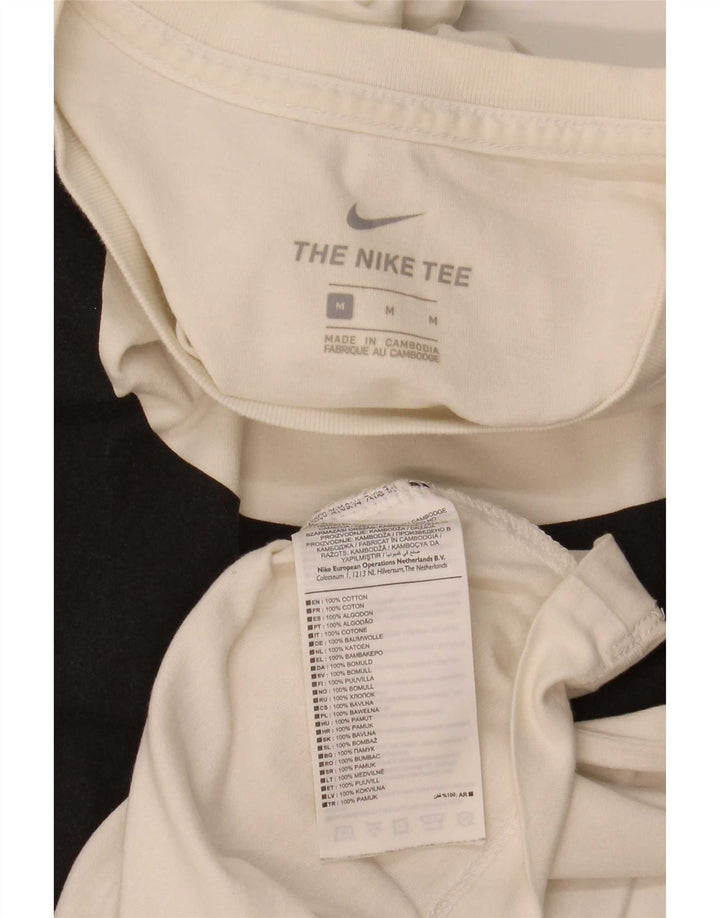 Nike Herren-T-Shirt mit Grafik, mittelweiße Baumwolle