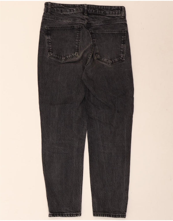 Zara Damen Loose Jeans EU 38 Small W28 L27 Grau