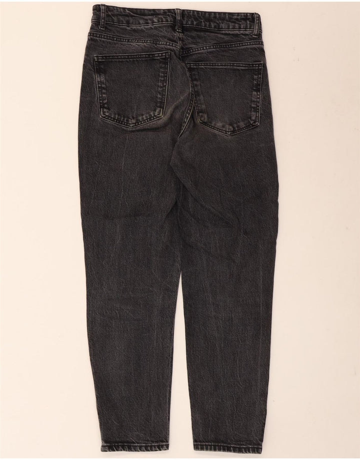 Zara Damen Loose Jeans EU 38 Small W28 L27 Grau