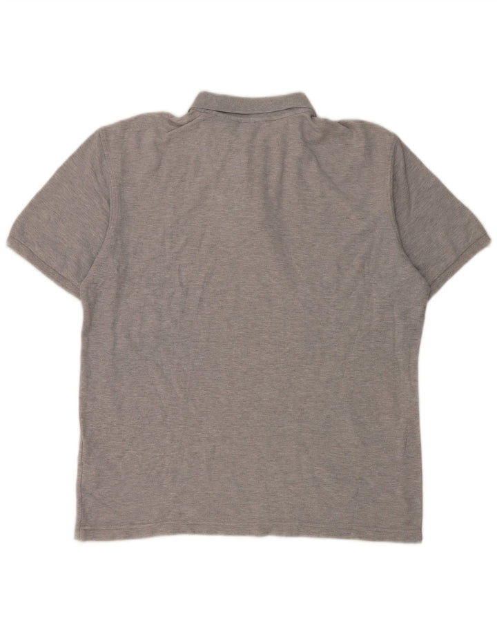 Fila Herren-Poloshirt, große graue Baumwolle