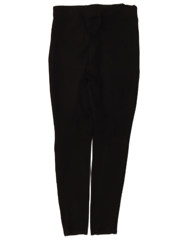 Zara Damen High Waist Skinny Freizeithose Small W26 L25 Schwarz