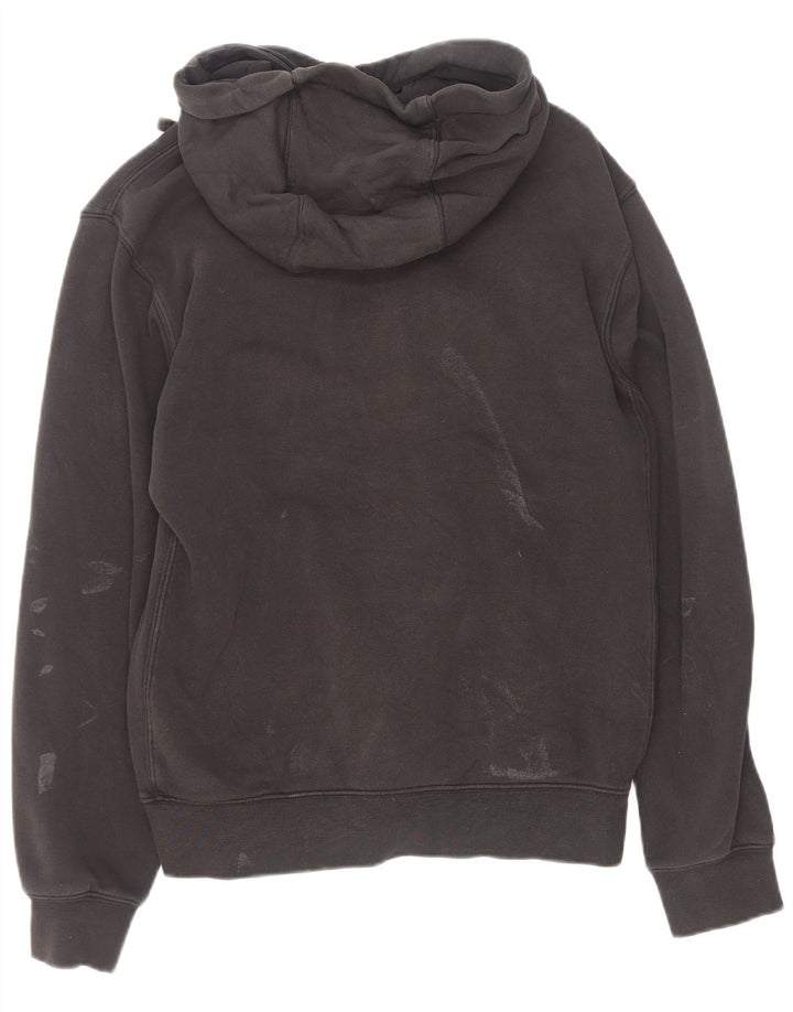 Nike Herren-Kapuzenpullover mit Reißverschluss, Größe S, schwarze Baumwolle