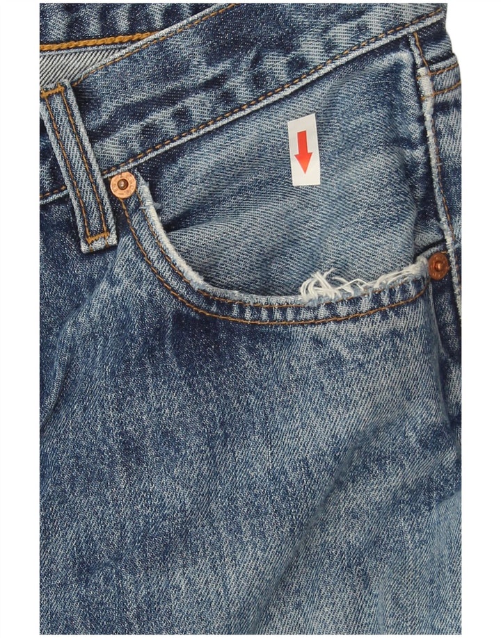 Levi's Herren 501 Straight Jeans W34 L31 Blaue Baumwolle