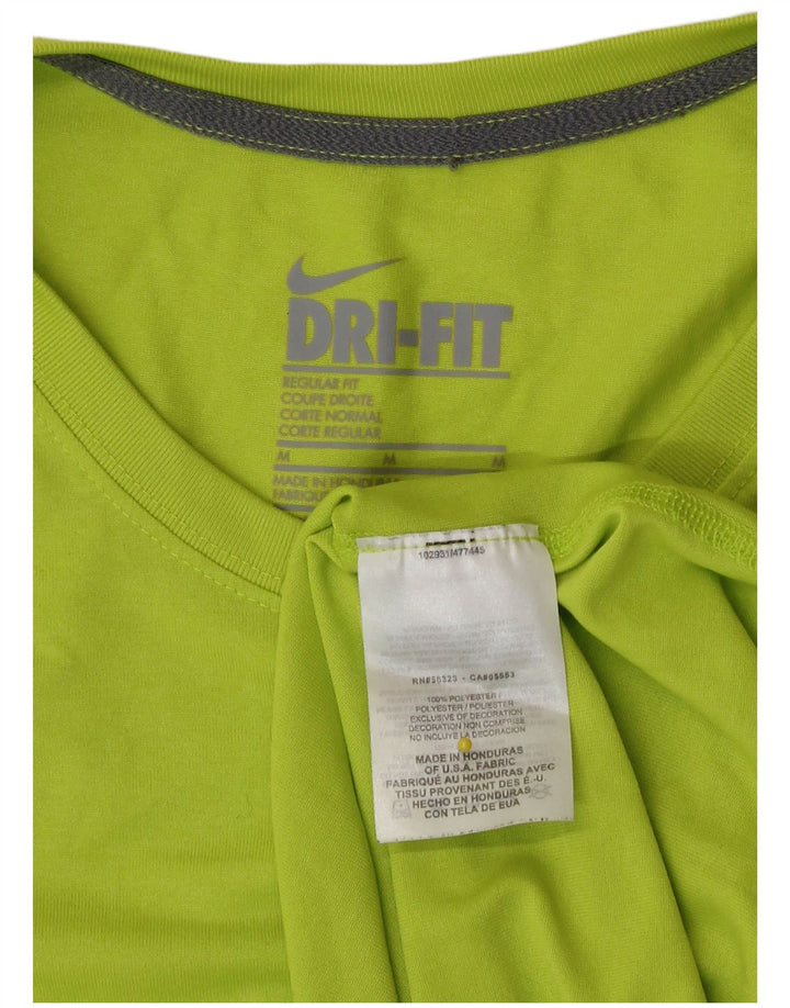 Nike Damen Dri Fit Regular Fit Top Langarm UK 14 Mittelgrün