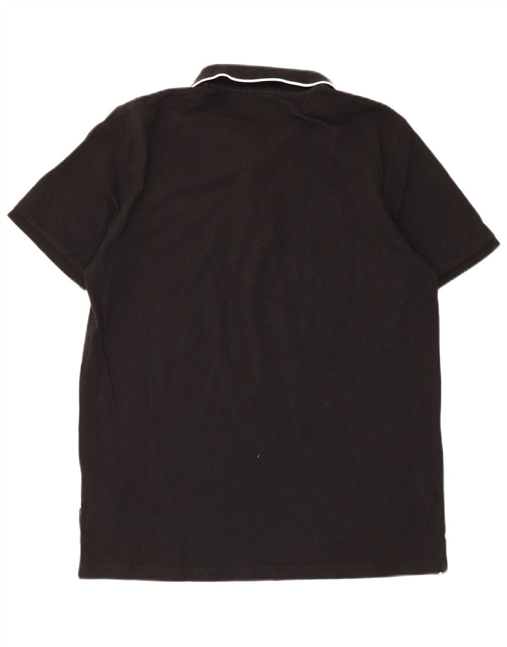 Liu Jo Herren-Poloshirt, mittelschwarz, Baumwolle