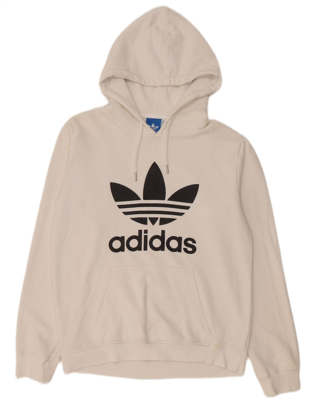 Adidas Herren Graphic Hoodie Pullover Mittelweiße Baumwolle