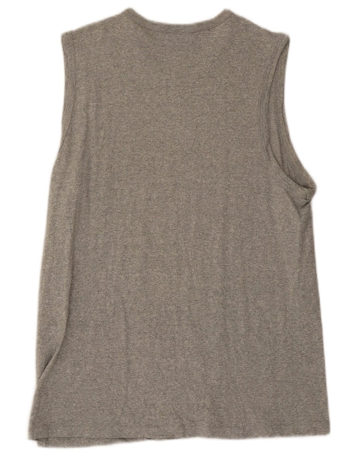 CHAMPION Herren-Weste-Top, groß, grau gefleckt
