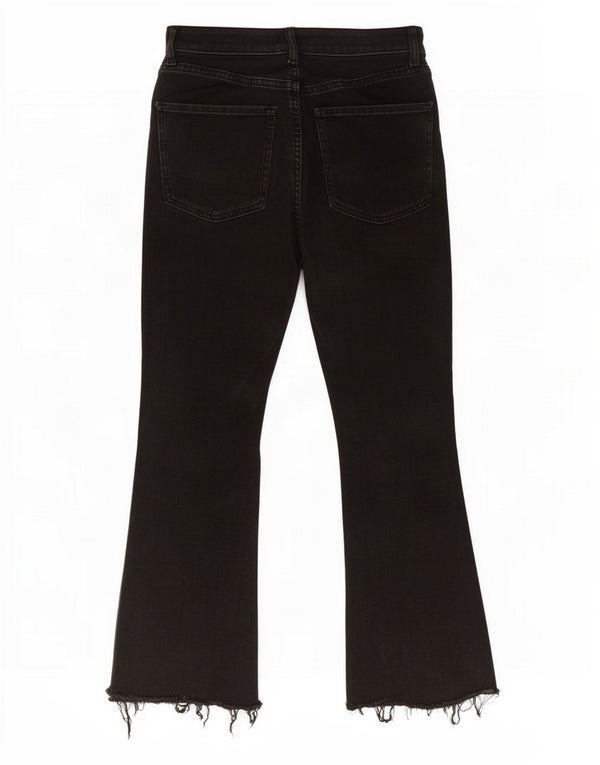 Zara Womens Straight Jeans EU 34 2XS W24 L27 Black Cotton
